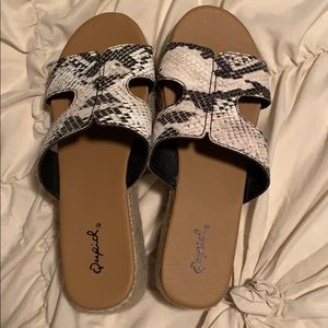 Snake Skin Platform Slides